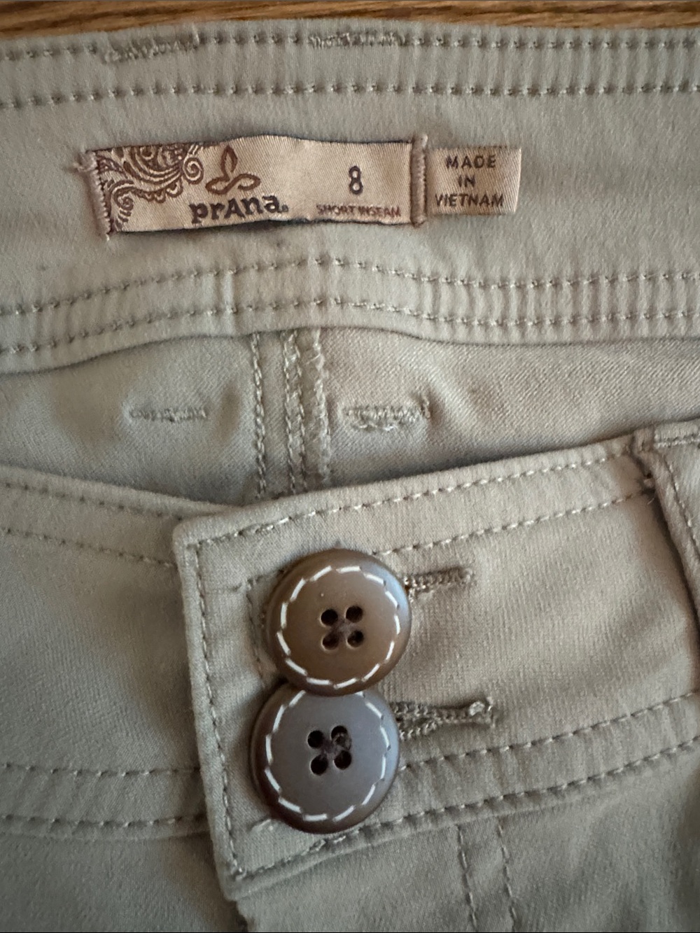 Prana Women's Khaki Cargo Convertible Pants - Picture 2 of 12